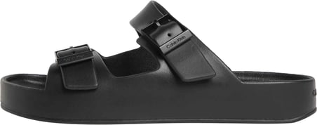 CALVIN KLEIN Erkek Marka Logolu Çift Bantlı Rahat Tabanlı Şık Görünüşlü Günlük Ve Plaj Kullanımına Uygun Siyah Terlik HM0HM02116 0GJ