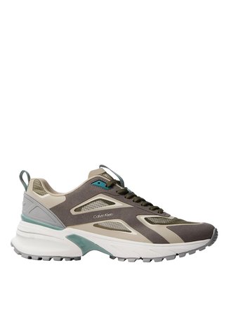 Calvin Klein Gri - Çok Renkli Erkek Sneaker HIKE RUNNER LACEUP STIPE M-SU