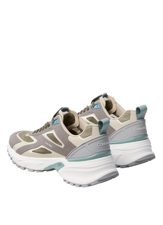 Calvin Klein Gri - Çok Renkli Erkek Sneaker HIKE RUNNER LACEUP STIPE M-SU