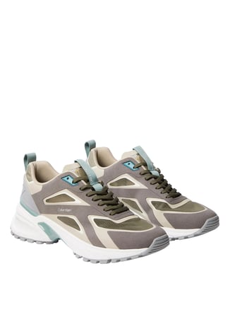 Calvin Klein Gri - Çok Renkli Erkek Sneaker HIKE RUNNER LACEUP STIPE M-SU
