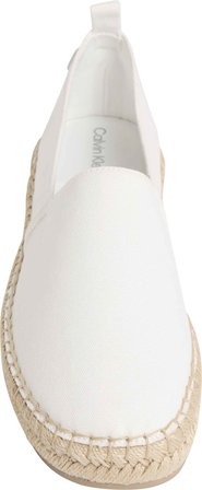 CALVIN KLEIN Kadın Marka Logolu Günlük Kullanıma Uygun Beyaz Espadril HW0HW02931 YAD