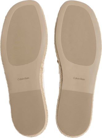 CALVIN KLEIN Kadın Marka Logolu Günlük Kullanıma Uygun Beyaz Espadril HW0HW02931 YAD