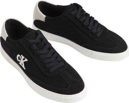 CALVIN KLEIN Kadın Marka Logolu Günlük Kullanıma Uygun Siyah-Beyaz Sneaker HW0HW03144 0GM