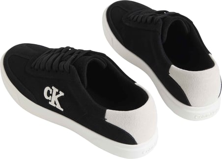 CALVIN KLEIN Kadın Marka Logolu Günlük Kullanıma Uygun Siyah-Beyaz Sneaker HW0HW03144 0GM