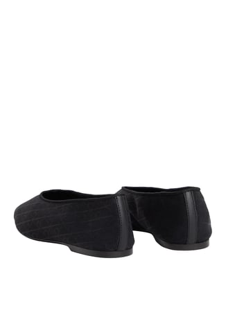 Calvin Klein Siyah Kadın Babet SQUARE BALLERINA MESH