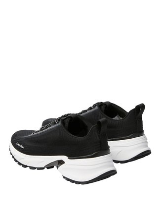 Calvin Klein Siyah Erkek Sneaker HIKE RUNNER LACEUP KNIT