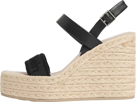 CALVIN KLEIN Kadın Marka Logolu Günlük Kullanıma Uygun Siyah Espadril HW0HW02901 BEH