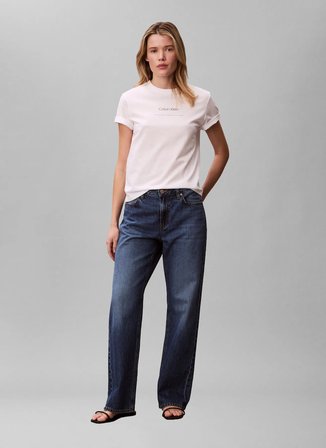 Calvin Klein Jeans Beyaz Erkek Gömlek LV04RF121GYAA Beyaz Gömlek