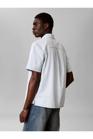SHORT SLEEVE SHIRT B, VOL, S Erkek Mavi Gömlek