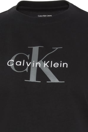 Kısa Kollu Kutulu Kesim Kısa Monologo Kadın Siyah T-shirt LV047F828G-UB1