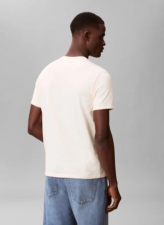 Calvin Klein Jeans Açık Sarı Erkek T-Shirt LV04RD254GZRK Açık Sarı T-Shirt