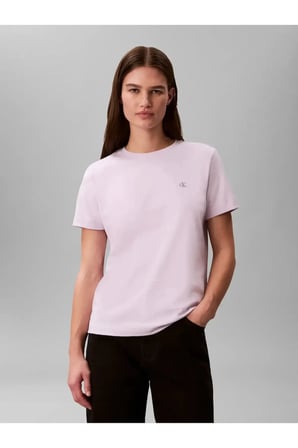SS MONOGRAM CREW TEE, 3OQ Mor Kadın T-Shirt