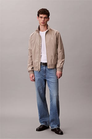 Ls Unfilled Nylon Ha Erkek Mont Kahverengi