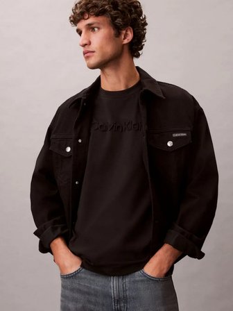 Calvin Klein LV04LF811GUB1 20S Eu Wholesale Sportswear Grap Erkek Tişört