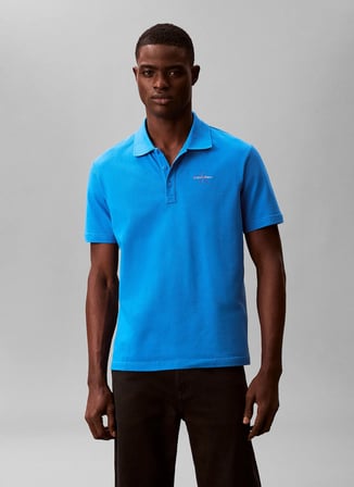 Calvin Klein Jeans Mavi Erkek Polo T-Shirt LV04RF209GCFM Mavi Polo T-Shirt