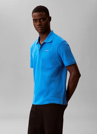 Calvin Klein Jeans Mavi Erkek Polo T-Shirt LV04RF209GCFM Mavi Polo T-Shirt