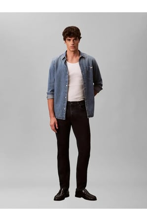 SLIM TAPER BLUE BLAC, EF7, 30, 30 Erkek Siyah Jean Pantolon