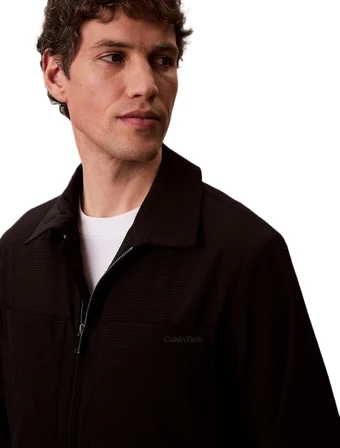 Calvin Klein LV04LF424G Ls Seersucker Blouson Erkek Ceket