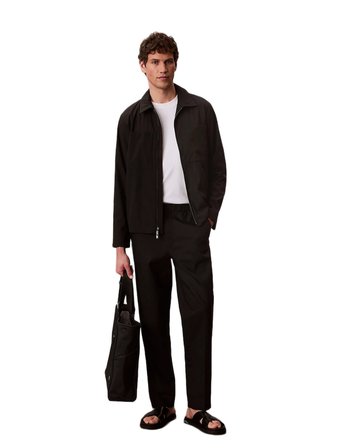 Calvin Klein LV04LF424G Ls Seersucker Blouson Erkek Ceket
