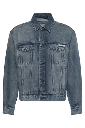 90S BLUE ASH STONE T, SCO, S Erkek Gri Kot Ceket