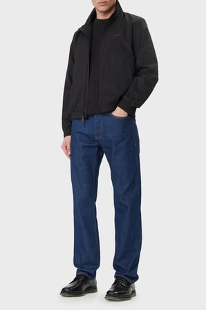 Calvin Klein Logolu Regular Fit Dik Yaka Mont LV04LF515GUB1 Erkek MONT LV04LF515G UB1 SİYAH