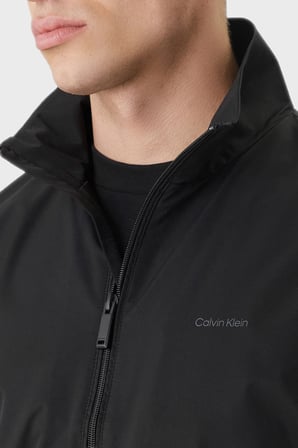 Calvin Klein Logolu Regular Fit Dik Yaka Mont LV04LF515GUB1 Erkek MONT LV04LF515G UB1 SİYAH