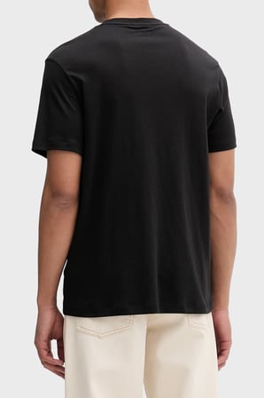 Calvin Klein Logolu % 100 Pamuk Regular Fit T Shirt LV04LF243GUB1 Erkek T SHİRT LV04LF243G UB1 SİYAH