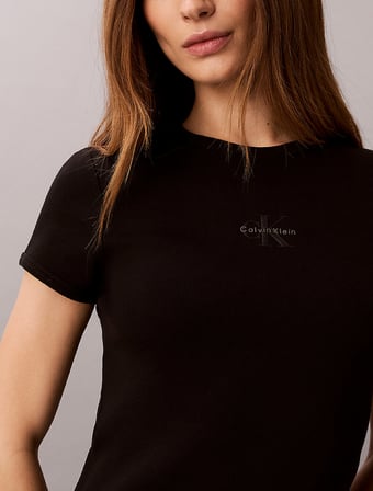 CALVIN KLEIN Kadın Marka Logolu Günlük Kullanıma Uygun SİYAH Elbise LV047F241G UB1