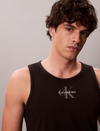 CALVIN KLEIN Erkek Marka Logolu Günlük Kullanıma Uygun Siyah T-Shirt LV04RF850G UB1