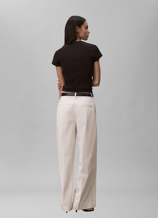 Calvin Klein Jeans Bej Kadın Pantolon LV047F621GYAS