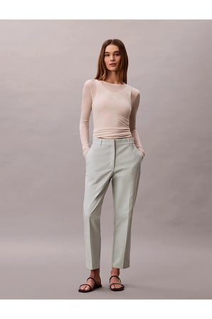 STRAIGHT LEG STRETCH, 3Q0 Gri Kadın Pantalon