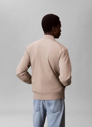 Calvin Klein Bej Erkek Bomber Ceket LV040FM512RAK_LS MATTE BOMBER JACK