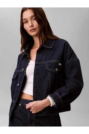 RELAXED TRUCKER TRUE, GWI, XXS Kadın Lacivert Kot Ceket