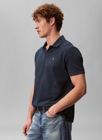 Calvin Klein Jeans Lacivert Erkek Polo T-Shirt LV04RF215GPQ6 Lacivert Polo T-Shirt