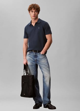 Calvin Klein Jeans Lacivert Erkek Polo T-Shirt LV04RF215GPQ6 Lacivert Polo T-Shirt