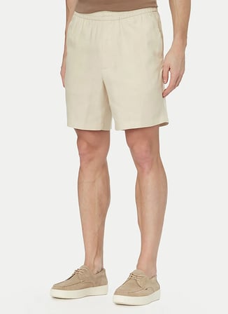 Calvin Klein Beyaz Erkek Şort LV04LF620G2JX