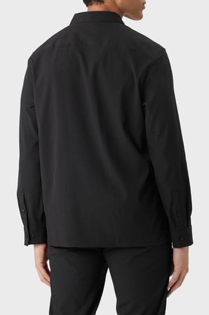 Calvin Klein Regular Fit Göğüs Cepli Gömlek LV04LF108GUB1 Erkek GÖMLEK LV04LF108G UB1 SİYAH