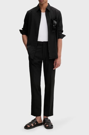 Calvin Klein Regular Fit Göğüs Cepli Gömlek LV04LF108GUB1 Erkek GÖMLEK LV04LF108G UB1 SİYAH