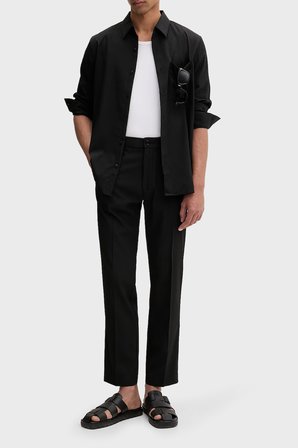 Calvin Klein Regular Fit Göğüs Cepli Gömlek LV04LF108GUB1 Erkek GÖMLEK LV04LF108G UB1 SİYAH