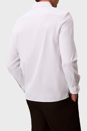 Calvin Klein Regular Fit Göğüs Cepli Gömlek LV04LF108GYAA Erkek GÖMLEK LV04LF108G YAA BEYAZ
