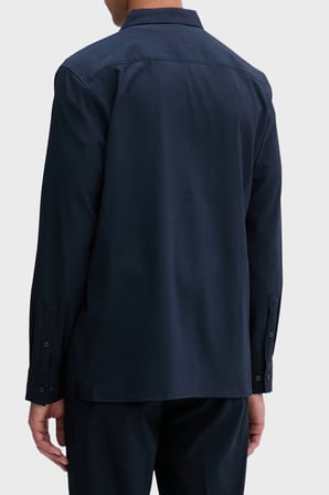 Calvin Klein Regular Fit Göğüs Cepli Gömlek LV04LF108GCEF Erkek GÖMLEK LV04LF108G CEF LACİVERT