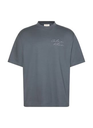Calvin Klein Jeans Gri Erkek Standart Fit Baskılı T-Shirt LV04RE828GCKP Gri T-Shirt