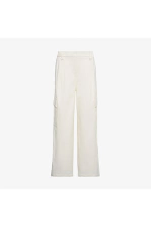 Kadın Casual Ewaist Pamuklu Kargo Pantolon