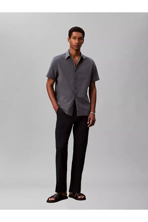 Calvin Klein Erkek Straight Fit Düz Paça Pantolon LV04LF609G
