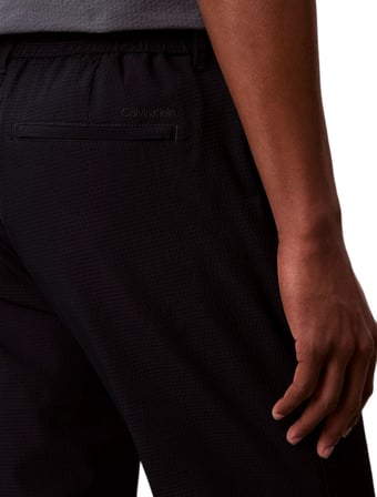 Calvin Klein LV04LF609G Straight Seersucker Half Elastic Erkek Pantolon