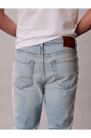 Erkek Slim Taper Marbled Beacon Jean