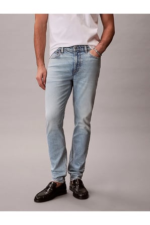 Erkek Slim Taper Marbled Beacon Jean