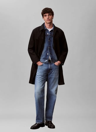 Calvin Klein Jeans Mavi Erkek Straight Denim Pantolon LV04RF725GWE9 90S STRAIGHT ANDREW