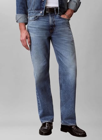 Calvin Klein Jeans Mavi Erkek Straight Denim Pantolon LV04RF725GWE9 90S STRAIGHT ANDREW
