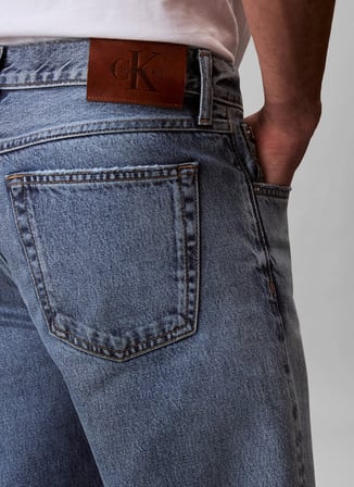 Calvin Klein Jeans Mavi Erkek Straight Denim Pantolon LV04RF725GWE9 90S STRAIGHT ANDREW
